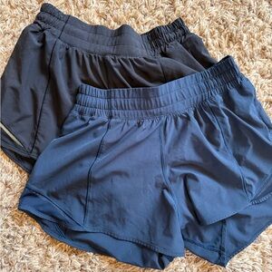 Lululemon 4” HR Hotty Hot Shorts 2 pair